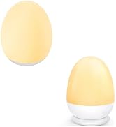 MediAcous Kids Night Light with 7 Color Changing & Dimming Function, Rechargeable with 1 Hour Tim...