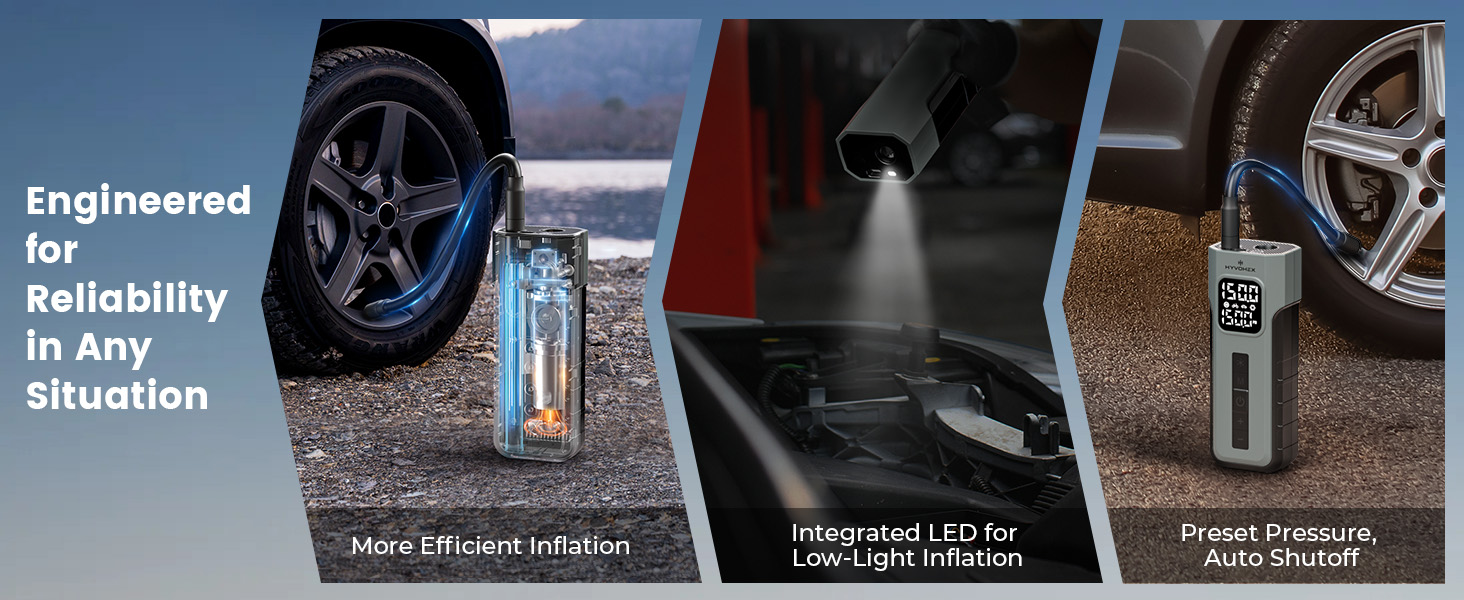 Tire Inflator Portable Air Compressor