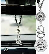 Rislobx Sister Gift, Car Charm Decor Hanging, A Sister is God’s Way of Making Sure We Never Walk ...