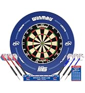 WINMAU Blade 6 Dartboard Set – PDC Endorsed Dart Board with Surround | Includes 2 Steel Tip Dart ...