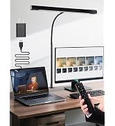 LED Desk Lamps for Home Office,5 Color+9 Brightness Desk Light,Touch & Remote Control,1000 Lumen ...