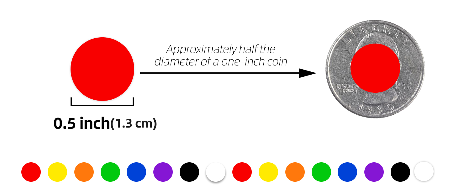 small round stickers