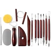 LINPHCEY 14-Piece Clay Sculpting Tools Set Perfect for Polymer Air Dry Modeling Clay Beginners & ...