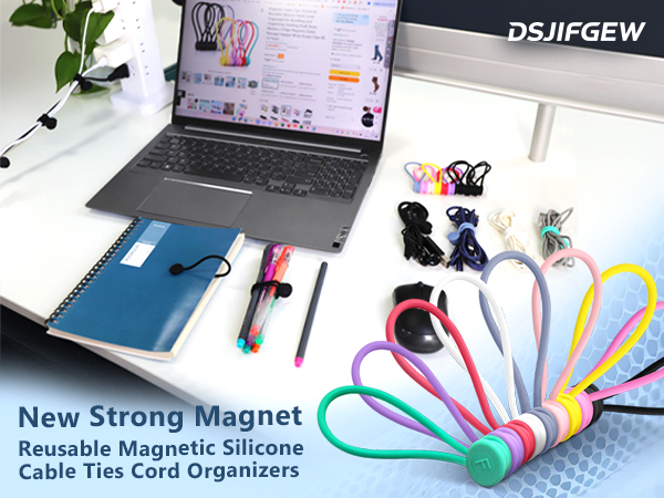 Magnetic Silicone Cable Ties