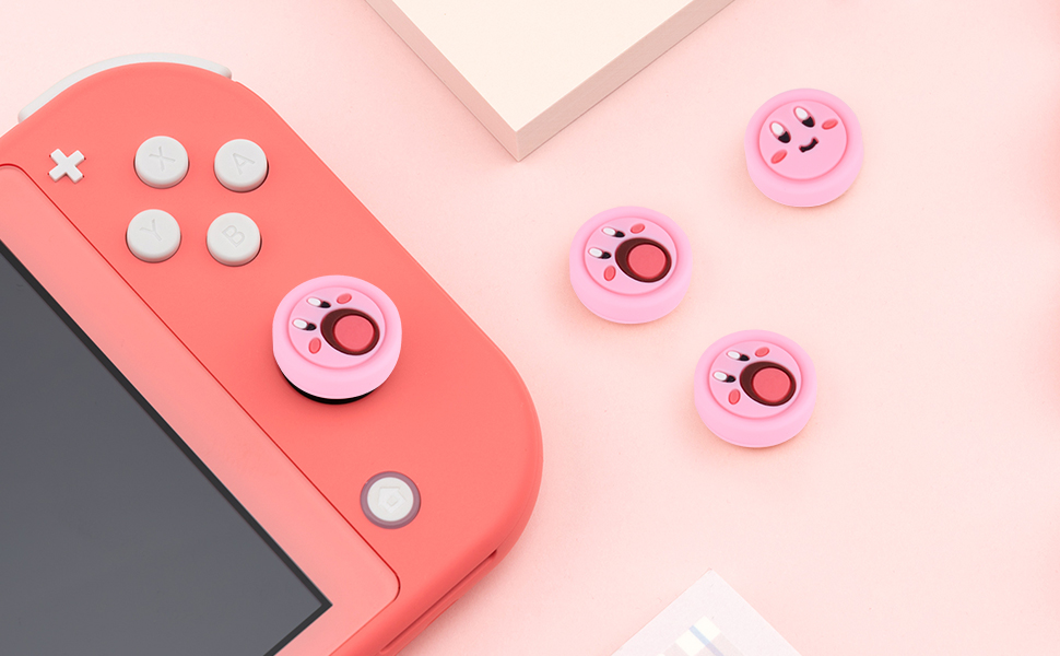 Kirby switch thumb grips