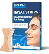 MQUPIN Nasal Strips for Small Noses (Women & Men), Slim Fit Curved for Female Nose Contour, Extra...