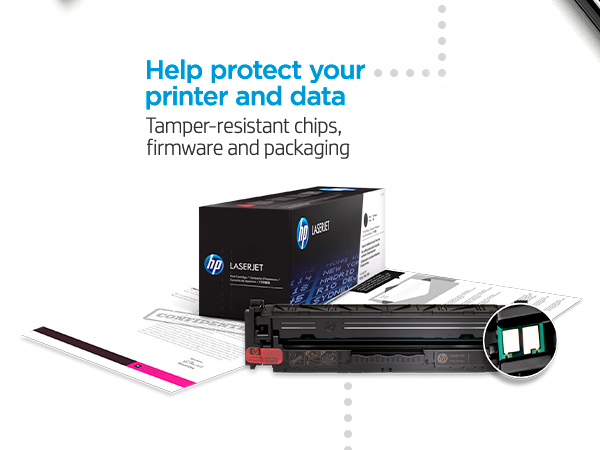 original hp toner print vibrant color recycled cartridges high air quality secure printing