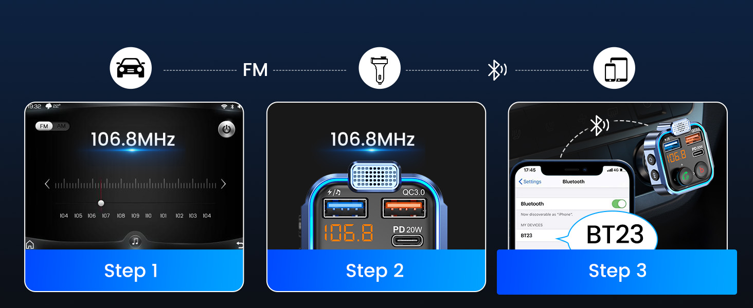Bluetooth FM Transmitter
