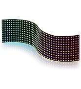 BTF-LIGHTING WS2812B RGB 5050SMD Individually Addressable Digital 11x44 484 Pixels 12.5in x 3.1in...