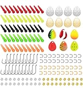 Alwonder 164 Pieces Lure Making Kit for Walleye Kokanee Trolling Fishing Rigs, Lure Making Suppli...