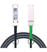 0.5m 40G QSFP+ DAC Twinax Cable 40GBASE-CR4 Passive Compatible for Cisco QSFP-H40G-CU50CM,Netgear...