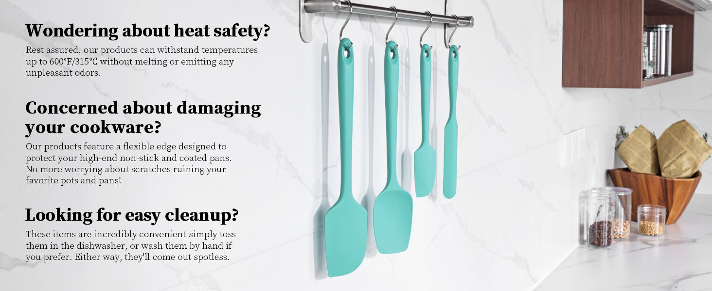 High Heat Resistant Food Safe Silicone Spatula