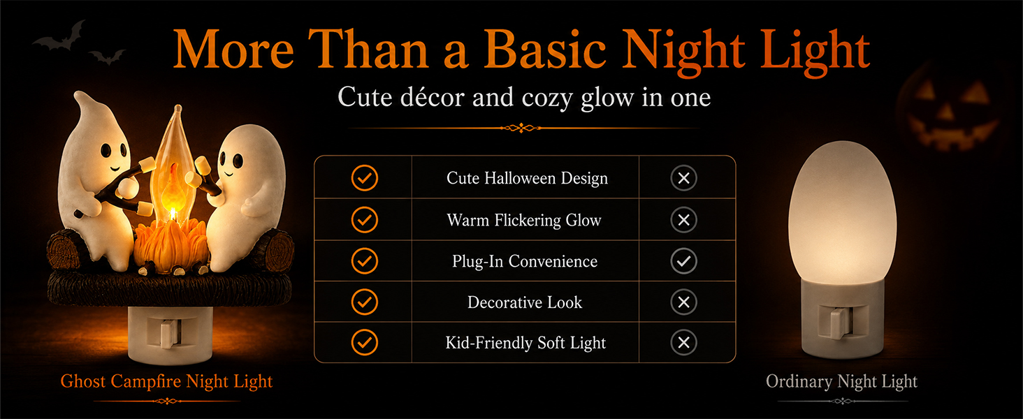 ghost campfire nightlight