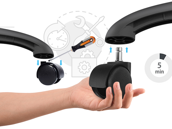 computer chair wheels