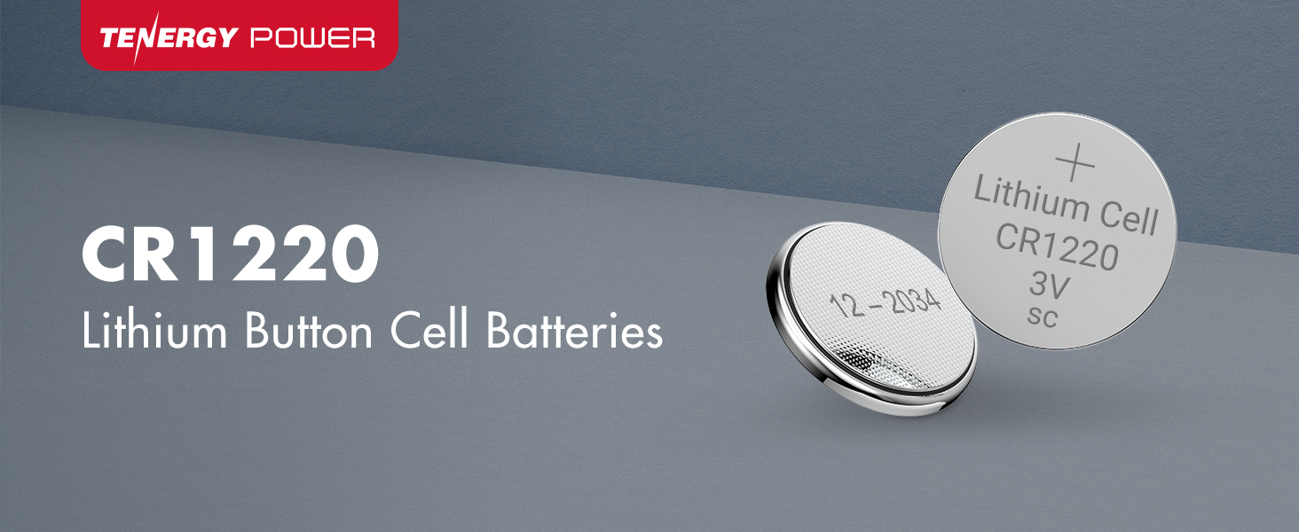 Tenergy power CR1220 lithium button cell batteries