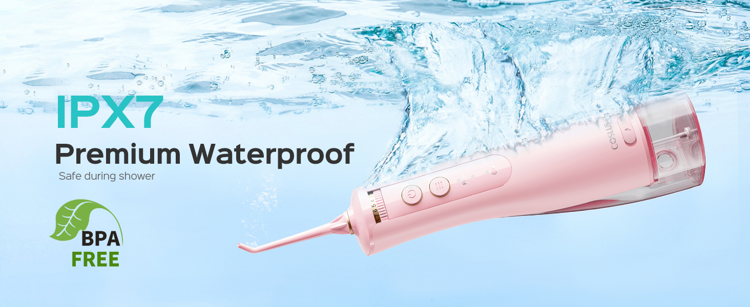 water flosser pink