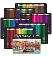 180 Colored Pencils, Shuttle Art Soft Core Coloring Pencils Set with 4 Sharpeners, Professional C...
