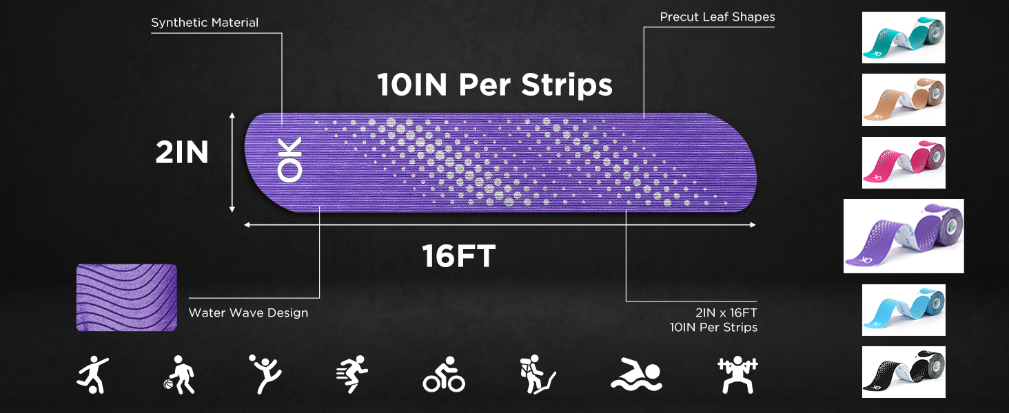 precut kinesio tape