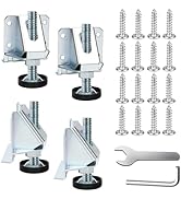 Celuisiva Heavy Duty Leveling Feet, 4 PCS Furniture Levelers with Screws