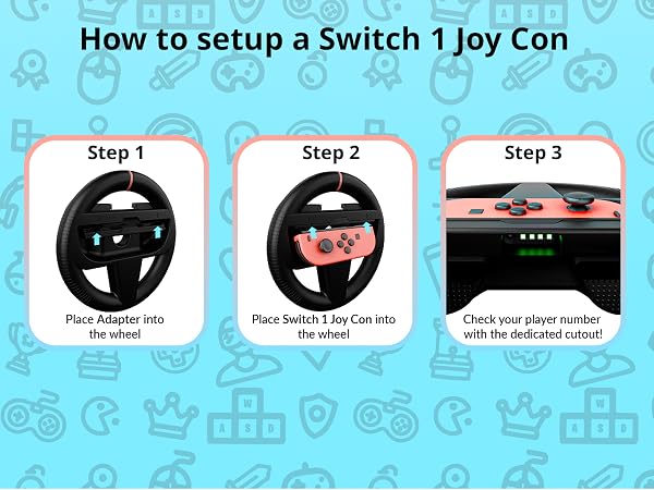 Orzly Nintendo Switch 2 Wheels