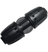 10 Pack 1/2 Inch Drip Irrigation Fittings Coupler Connectors for 1/2" Drip Irrigation Tubing (1/2...