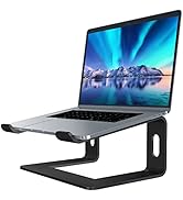 SOUNDANCE Laptop Stand, Aluminum Computer Riser, Ergonomic Laptops Elevator for Desk, Metal Holde...