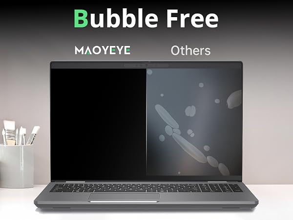Bubble-free & anti-fingerprint privacy screen for iPad 10th generation