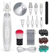 PELCAS Electric Nail File, 5 Speeds Manicure and Pedicure Kit, Cordless Nail Drill, Toenail Grind...