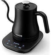 KOIOS Gooseneck Electric Kettle with ±1? Temperature Control & Mute Mode, 0.8L Pour Over Kettle f...