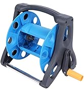 Jiawu Garden Hose Reel, Garden Water Pipe Hose Reel Cart, Portable Hose Reel Holder Water Hose Ho...