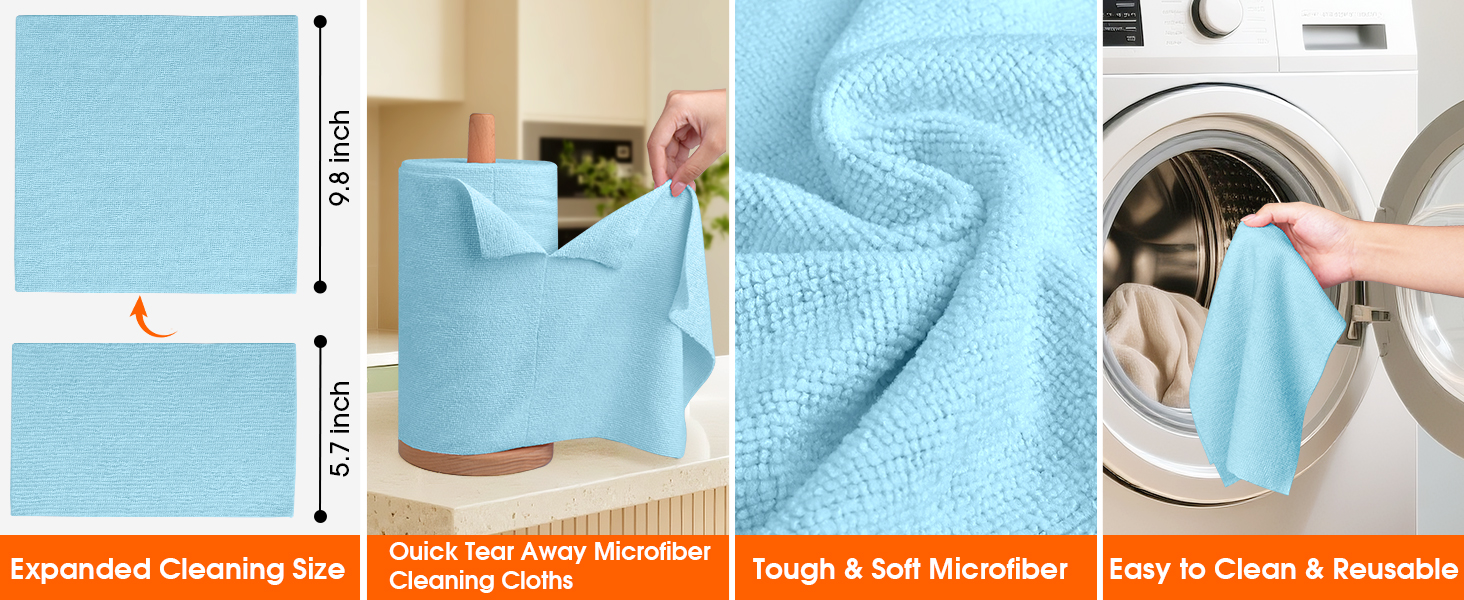 Tear Away Microfiber Towels