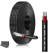 20 Gauge 2 Conductor Electrical Wire 20/2 AWG 26.25FT Stranded Tinned Copper Cable with PVC Jacke...