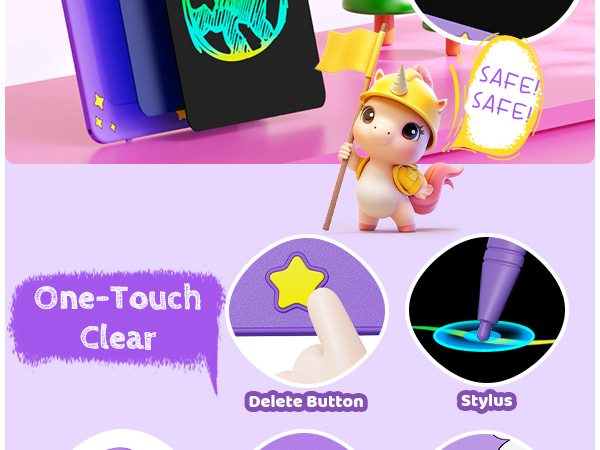 LCD Writing Tablet for kids Doodle Board drawing pad