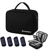 Glucoracy Large Insulin Cooler Travel Case,Medication Cooler Bag with 4 * 160g Reusable Ice Packs...