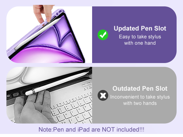ipad air 11 inch case with pencil holder