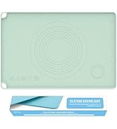 Silicone Baking Mat, Dough Rolling Mat 24''x16'', Pastry Mat for Rolling Dough, Silicone Pastry P...