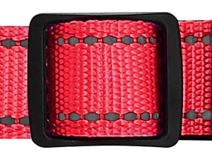 MYIWB Dog Collar Adjustable Buckle, Custom Fit for All Breeds, Heavy-Duty Nylon