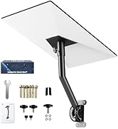 Starlink Mount Gen 3, Adjustable Wall & Roof Mounting Kit for Starlink 4/4X/V3 Standard Dish, Inc...