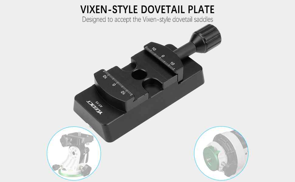 Dovetail Mounting Plate Arca Vixen Saddle Telescope Mount Base Equatorial Tripod Astrophotography