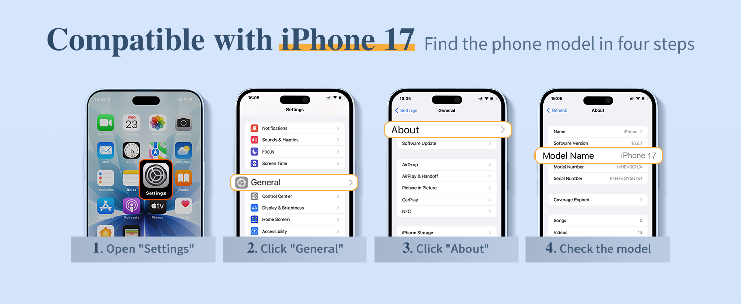 Only compatible with iPhone 17 6.3