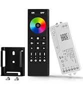 BTF-LIGHTING 2.4G WiFi DR03W RGB SPI Controller RC03RF RF Remote Tuya APP/Smart Life/Google Home/...