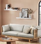 long floating shelves