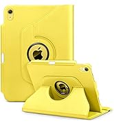 DTTOCASE Rotating Case for iPad 10th Generation 2022, 10.9 Inch iPad Smart Folio Leather Cover wi...