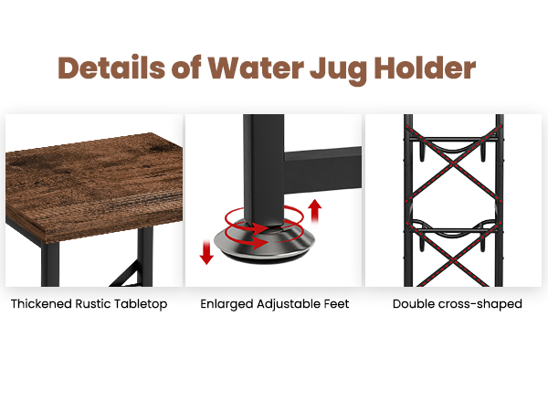 5 gallon water jug holder