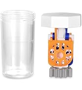 MUSHENJI 3 Pieces Hydrogen Peroxide Contact Lens Case, Travel Size Contact Lens Cleaner Machine, ...