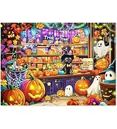 Halloween Jigsaw Puzzles - Trick or Treat Store - 1000 Piece Jigsaw Puzzle for Adults Challenging...