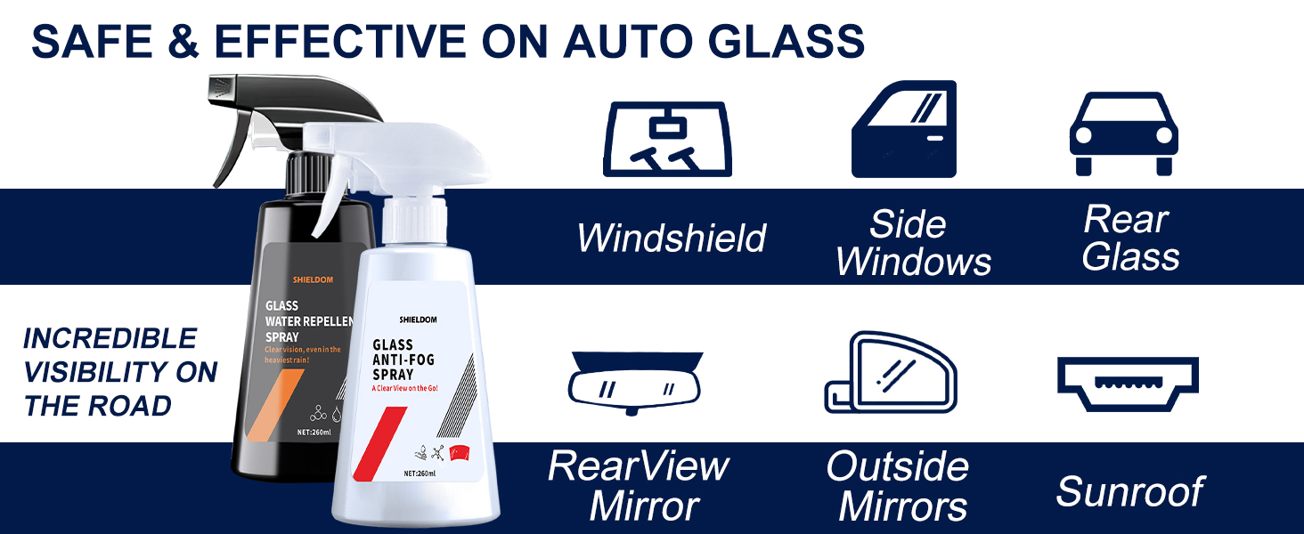 Anti Fog Spray & Rain Repellent Spray