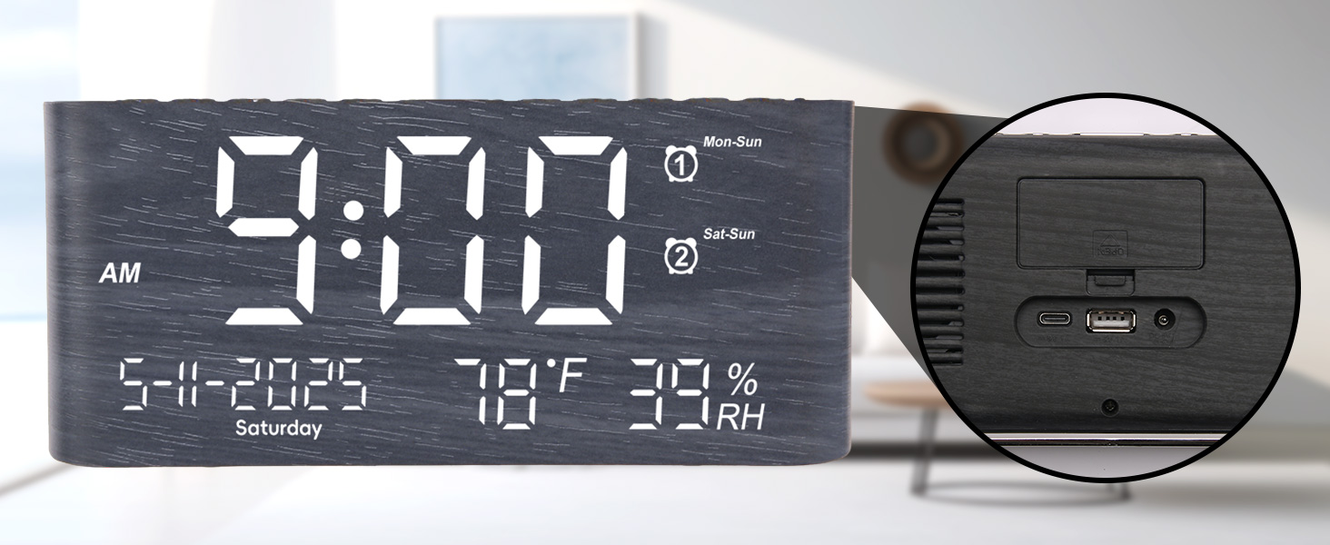 digital alarm clock for bedroom