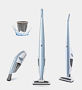 Kenmore DS1020 16V Cordless Stick Vacuum Lightweight 2-in-1 Handheld, LED Headlight with 2-Speed ...