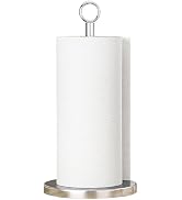 Paper Towel Holder Countertop, Stainless Steel Paper Towel Holder for Standard & Jumbo Rolls, Sil...